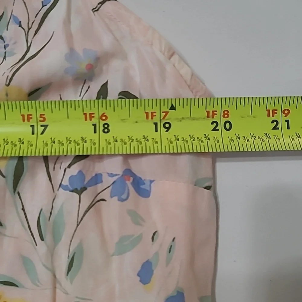 Old Navy Colorful Floral Sleeveless Dress with Ruffle Detail size Large - Picture 5 of 7